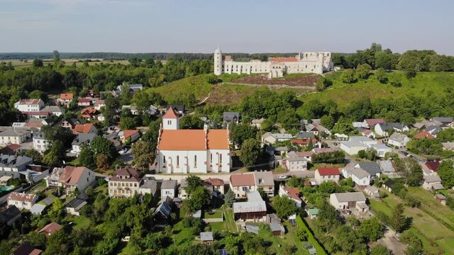 Renaissance castle in the small town of Janowiec.