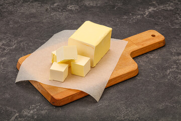 Dairy natural yellow butter piece