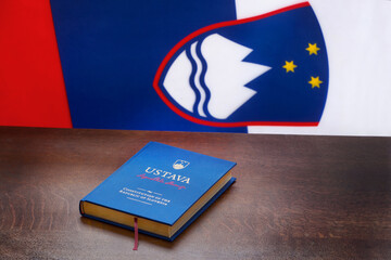 Knjiga Slovenske ustave
Republic of Slovenija constitution book