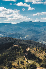 Lonely Mountain trail on the ridge