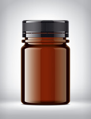 Plastic Bottle on background. 