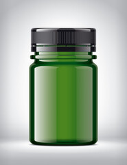 Plastic Bottle on background. 