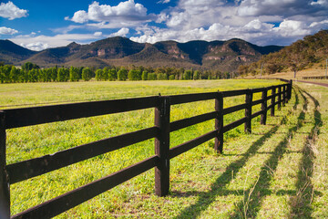 Hunter Valley Landscape in Australia - obrazy, fototapety, plakaty