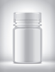 Plastic Bottle on background. 