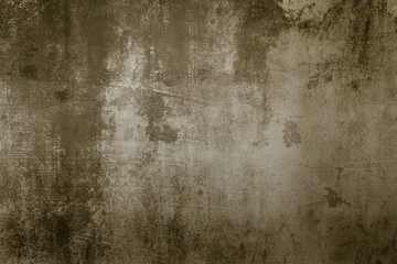 Plakat abstract grunge yellow painted wall background