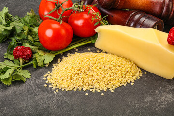 Raw Italian pasta - Stelline for cooking