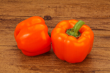 Orange sweet tasty Bell Pepper
