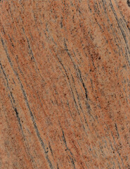 tropical salmon granite, polished and waxed