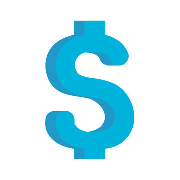 dollar money symbol economy icon vector illustration design