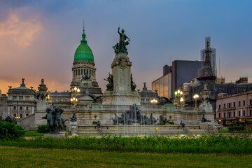 Fototapeta na wymiar Congreso Buenos Aires