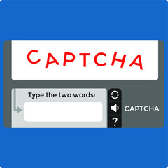 Vector illustration for Captcha EPS10