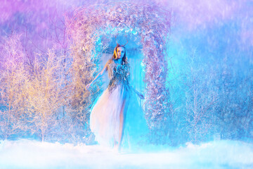 lady from snowy tale