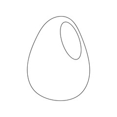 Isolated animal egg.