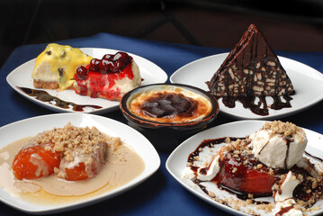 Traditional delicious Turkish dessert varieties