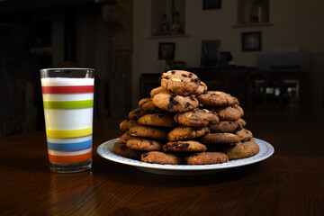 cookies and milk