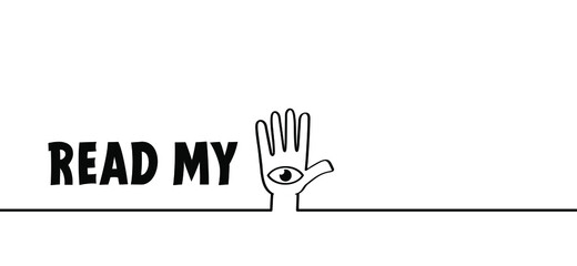 Slogan read my hand, with eye symbol. lip reading. Hello i'm deaf, i do not hear you. Limited hearing. Deafness symbol and audible sign. Vector ear signs. Hard of hearing icons. World deaf day.