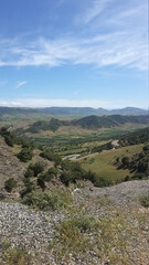 Fototapeta premium Vue sur les montagne du moyen Atlas