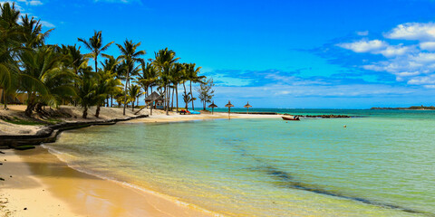 heavenly landscape on mauritius island
