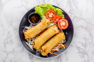 Fried spring rolls