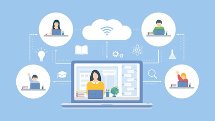 Online class background