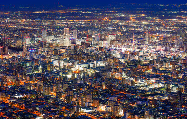Obraz premium 札幌 夜景