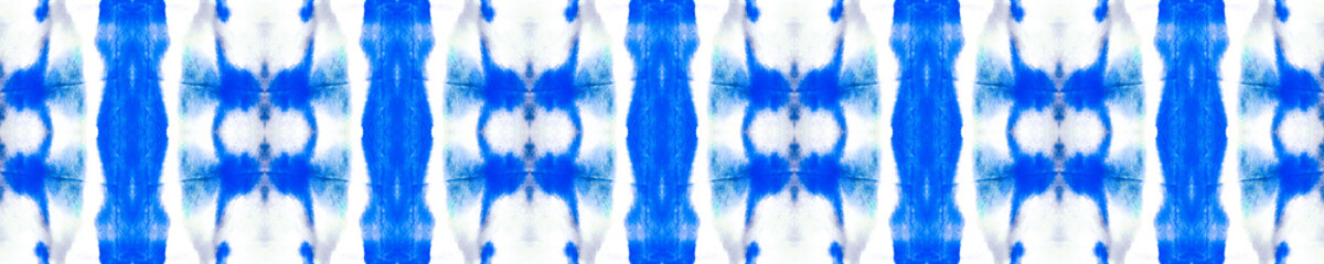 Indigo Seamless Pattern. Tie Dye Texture.
