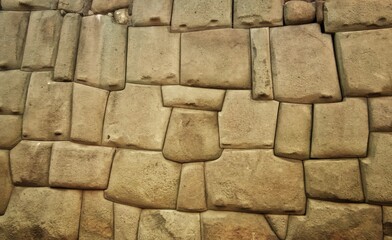 stone background. Inca wall. nature color. rock.