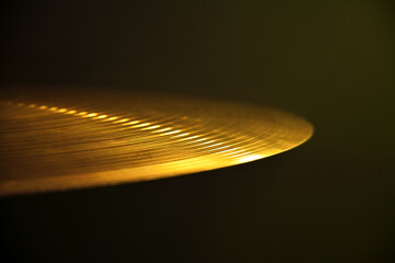 Drums in concert - on stage - in LED lights