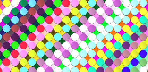 Abstract circle seamless pattern background
