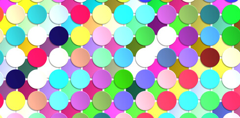 Abstract circle seamless pattern background
