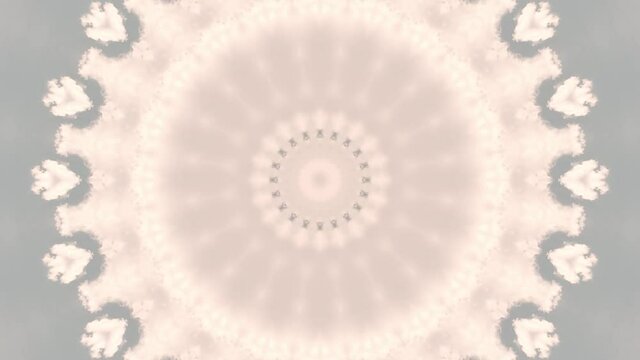 Mandala. Colorful kaleidoscopic video pattern. Symmetrical multicolored pattern.
