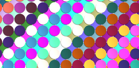 Abstract circle seamless pattern background
