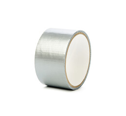 gray scotch tape isolated on white background