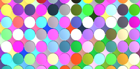 Abstract circle seamless pattern background
