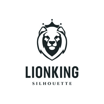 Lion king logo vintage inspiration
