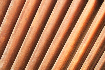 Patterns of vintage window shutter, made of wood