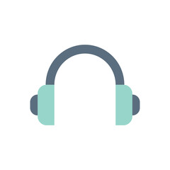 headphone icon design vector template
