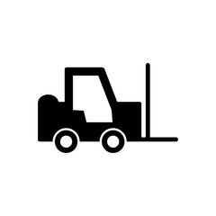 Forklift Icon Design Vector Template Illustration