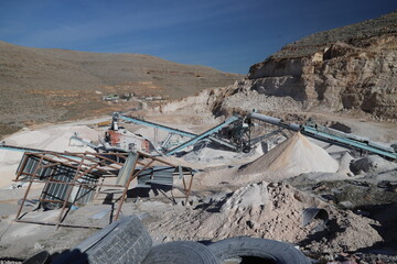 quarry in the desert