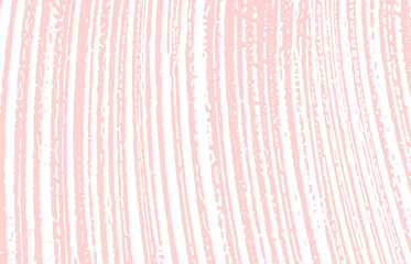 Grunge texture. Distress pink rough trace. Gracefu
