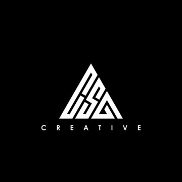 CSG Letter Initial Logo Design Template Vector Illustration