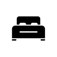 Bed Icon Design Vector Template Illustration