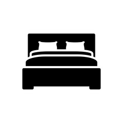 Bed Icon Design Vector Template Illustration