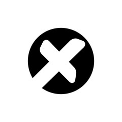 Obraz premium Cancel Icon Design Vector Template Illustration