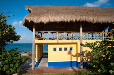 Divers' Station On Cozumel Island