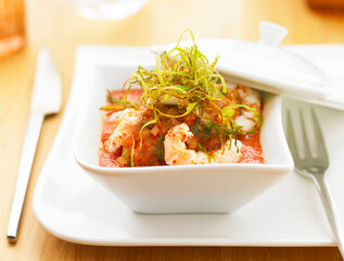 risotto de langoustines