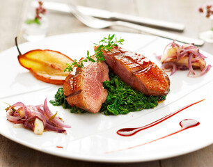 filet de canard caramelisé