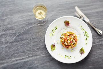 mi cuit de bar sur ardoise