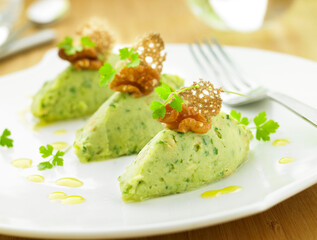 quenelle de pat&eacute; vegetal