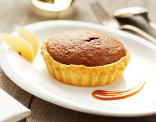 tarte souffle chocolat